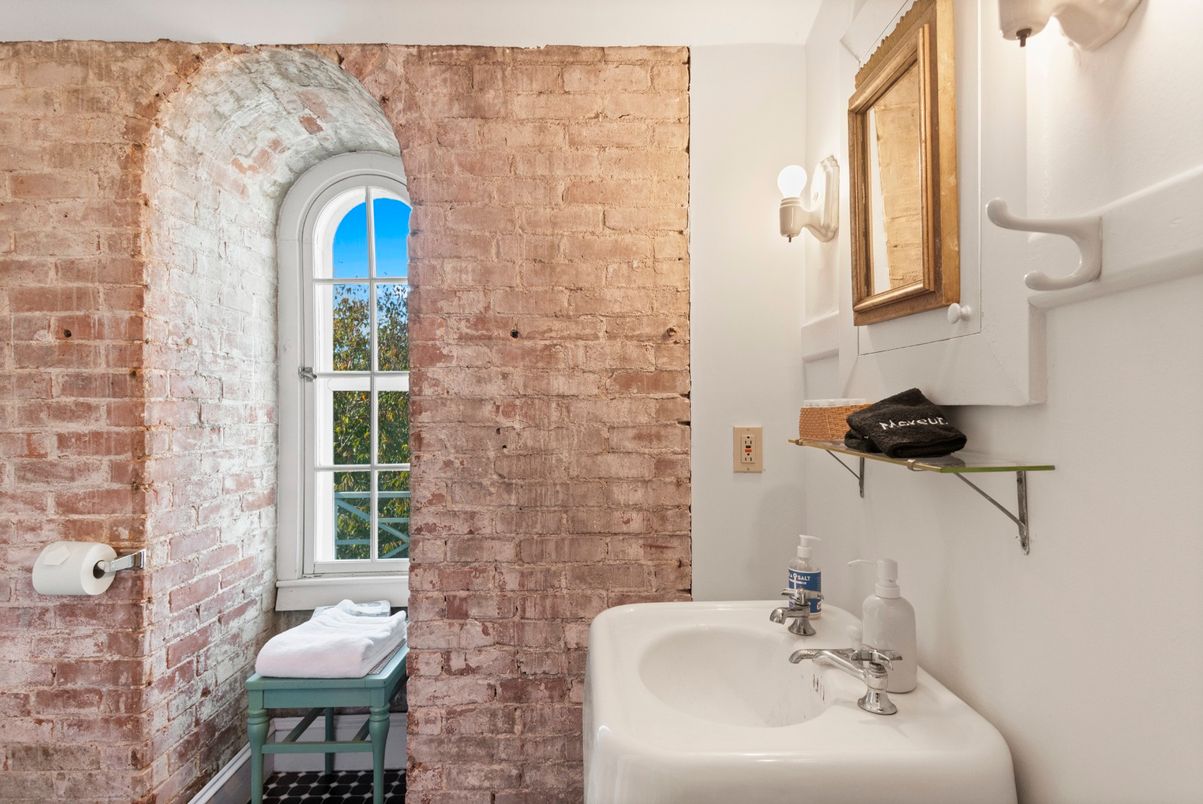 Bathroom, Interior, Stone Walls