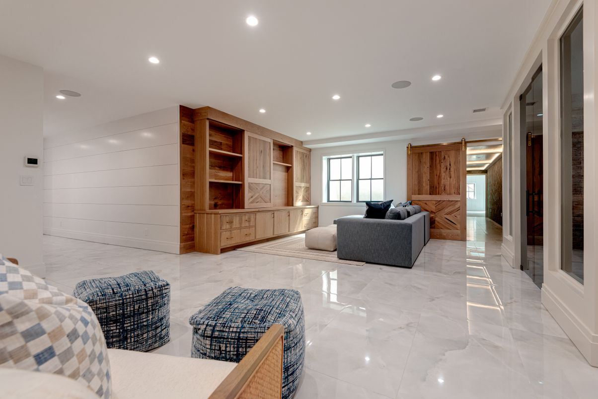 Interior, Living room, Recessed Lighting