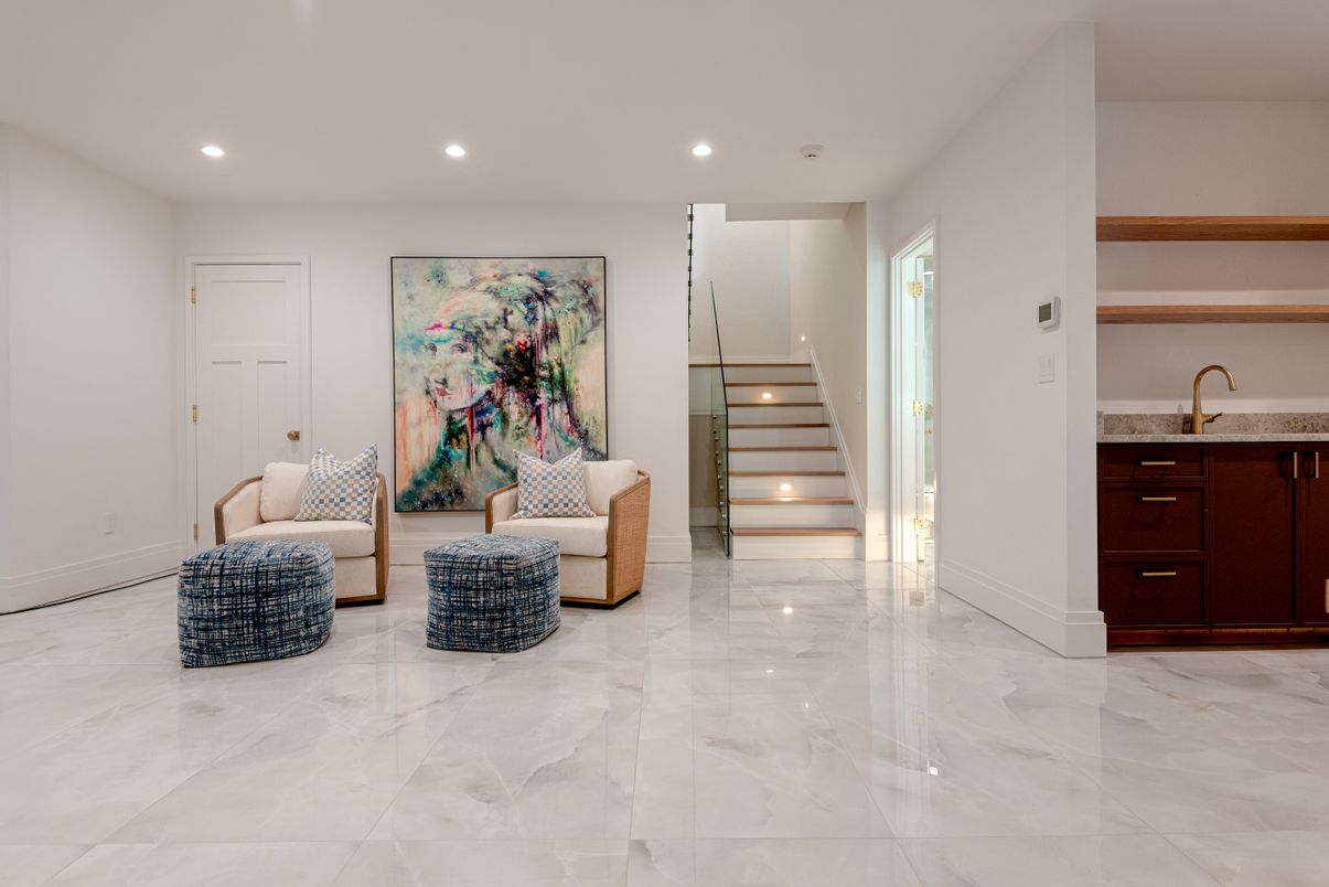 Interior, Marble, Recessed Lighting