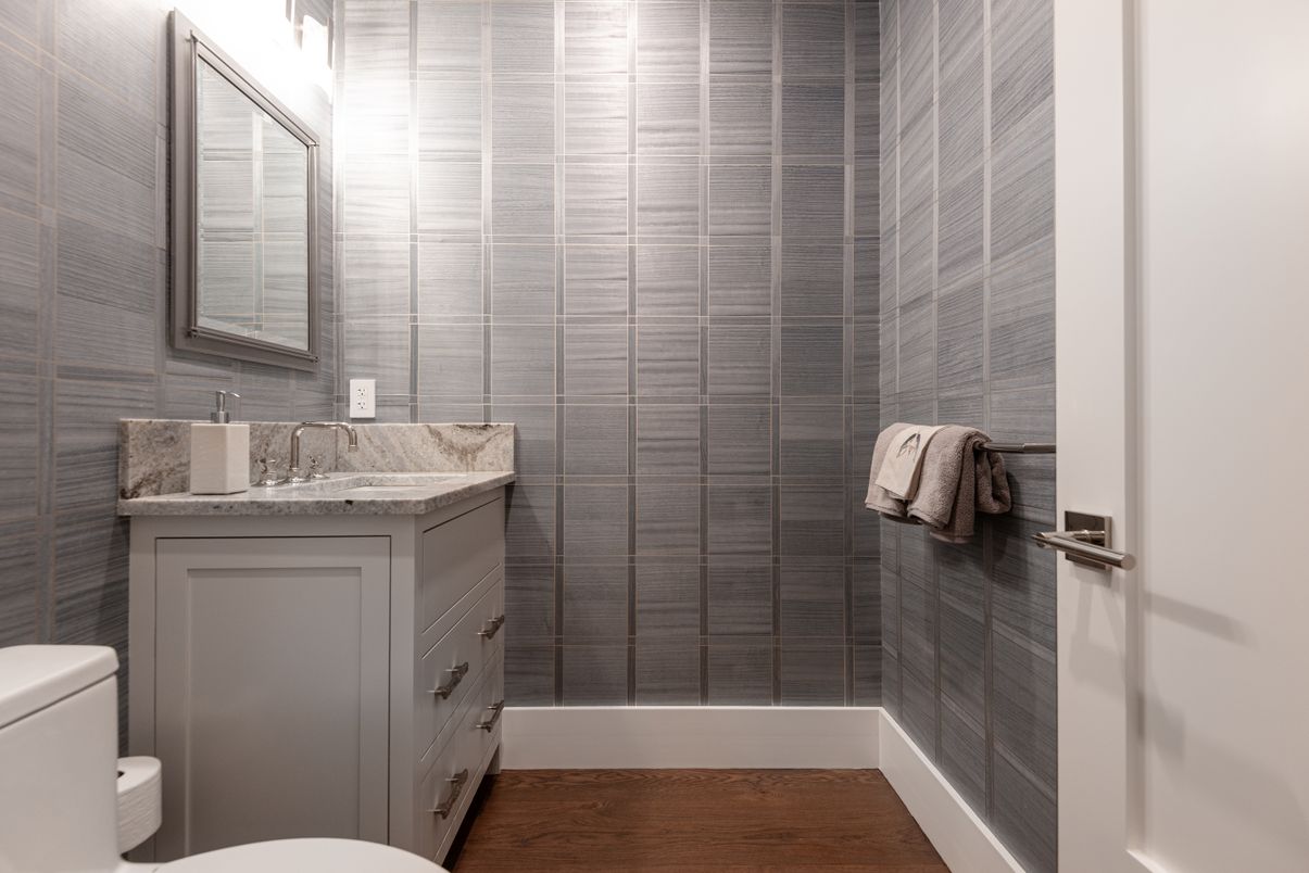 Bathroom, Interior, Wood Texture Flooring