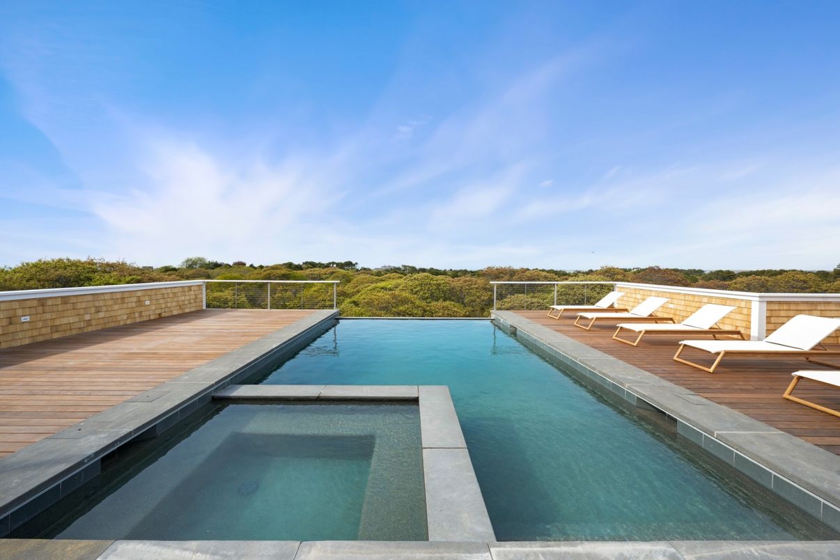 Exterior, Pool, Wood Texture Flooring