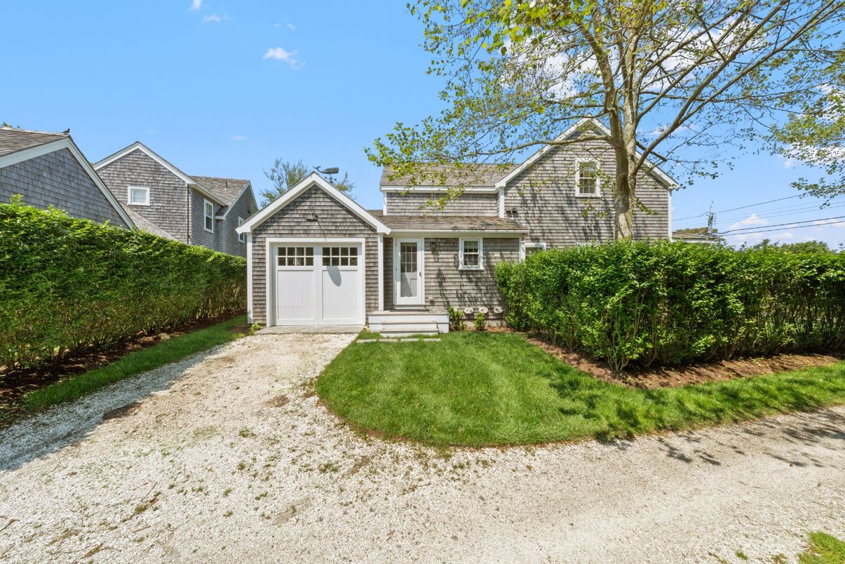 Attached, Backyard, Exterior, Facade, Cape Cod