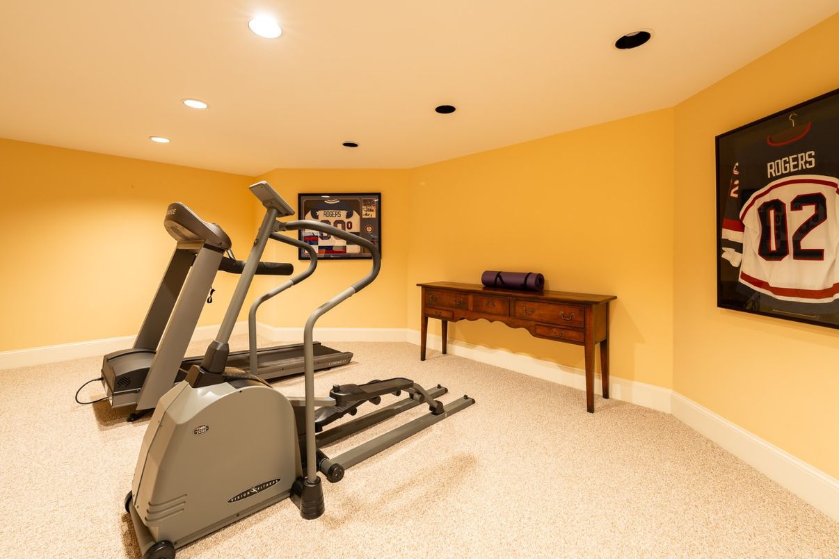 Fitness Equipment, Interior, Recessed Lighting