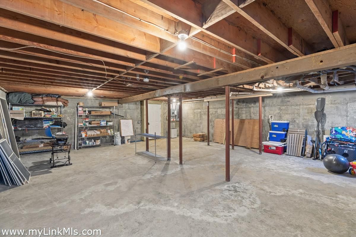 Fitness Equipment, Interior, Stone Walls, Wooden Beams