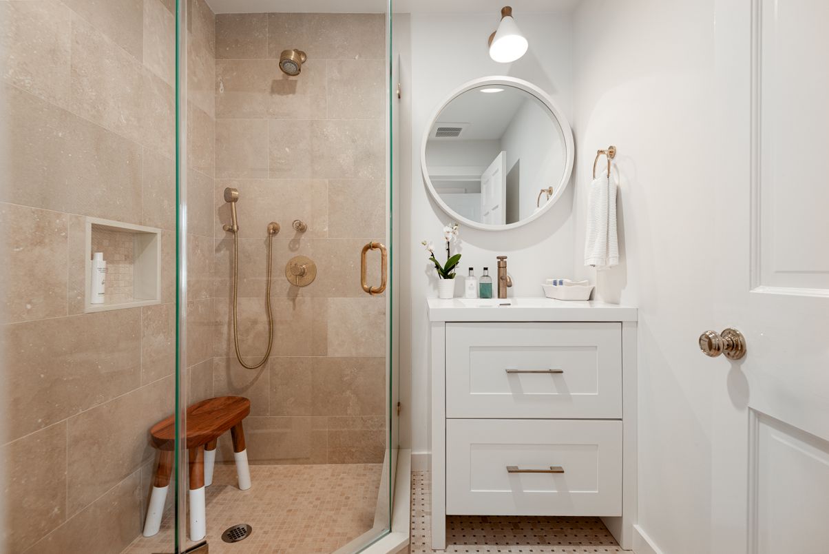 Bathroom, Glass Shower, Interior