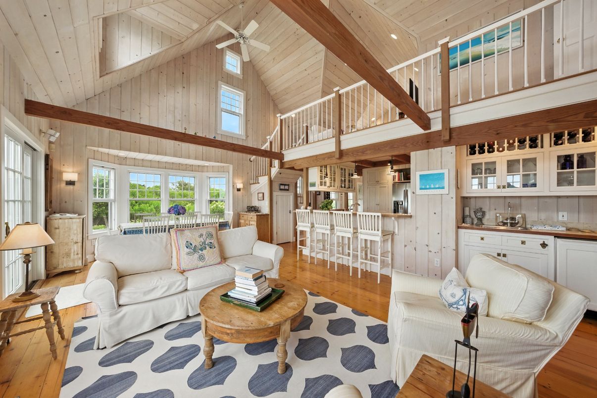 Interior, Kitchen, Living room, Wooden Beams, Wooden Ceilings, Wood Texture Flooring, Wooden Walls