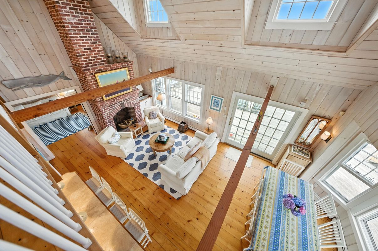 Fireplace, Interior, Living room, Stone Walls, Wooden Ceilings, Wood Texture Flooring, Wooden Walls