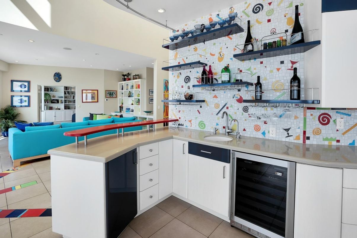 Interior, Kitchen, Living room, Recessed Lighting