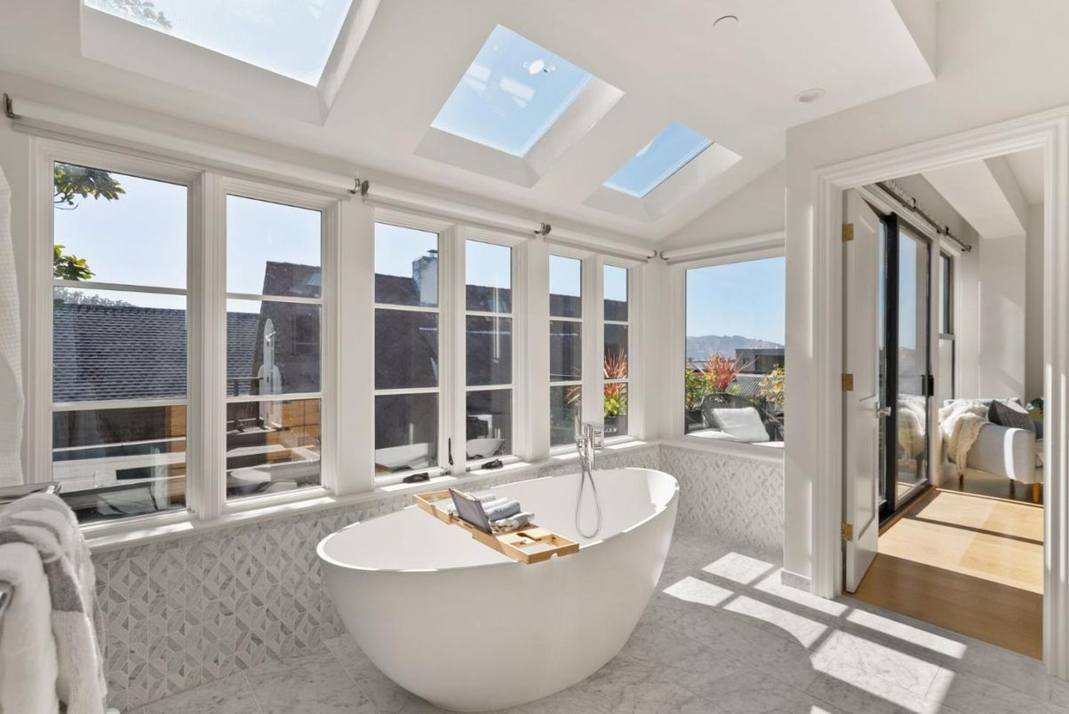 Bathroom, Free Standing Baths, Interior, Marble