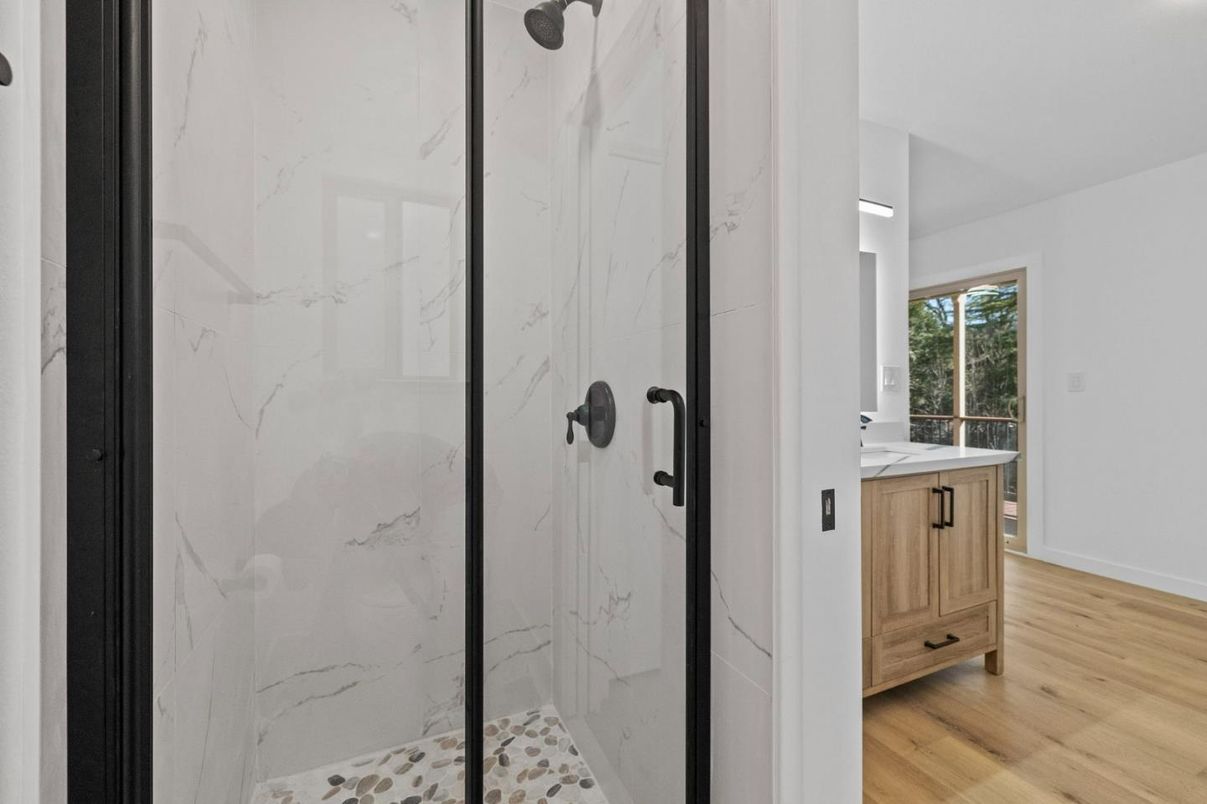 Bathroom, Interior, Wood Texture Flooring