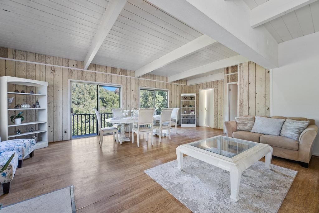 Dining room, Interior, Living room, Wood Texture Flooring, Wooden Walls