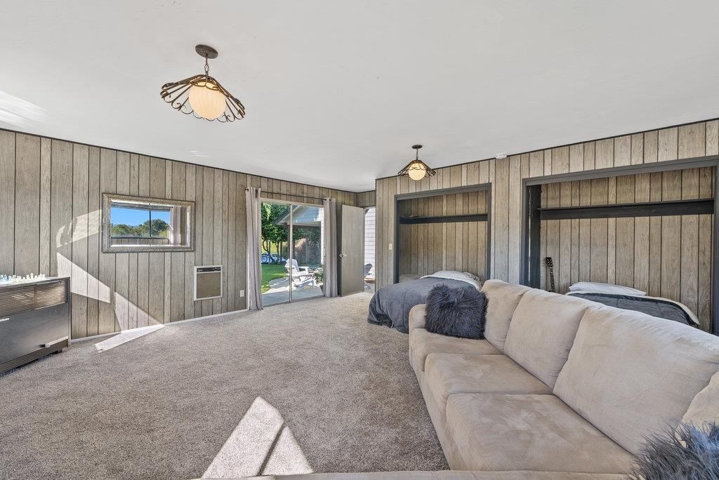 Bedroom, Interior, Wooden Walls