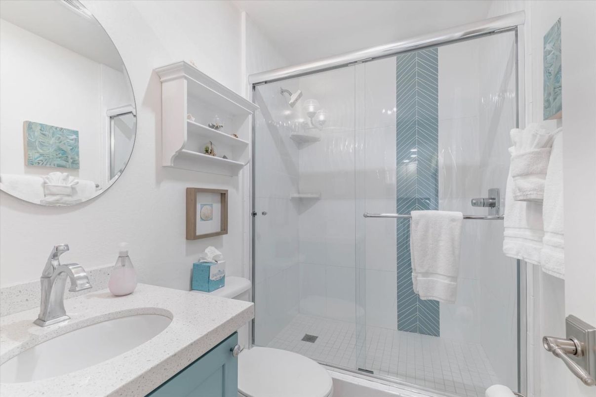 Bathroom, Glass Shower, Interior