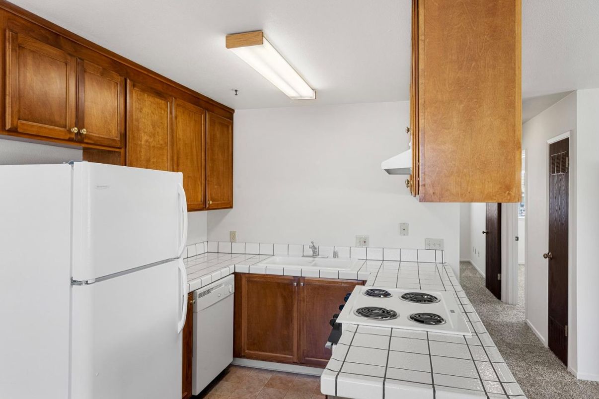 Interior, Kitchen, Tile Countertops