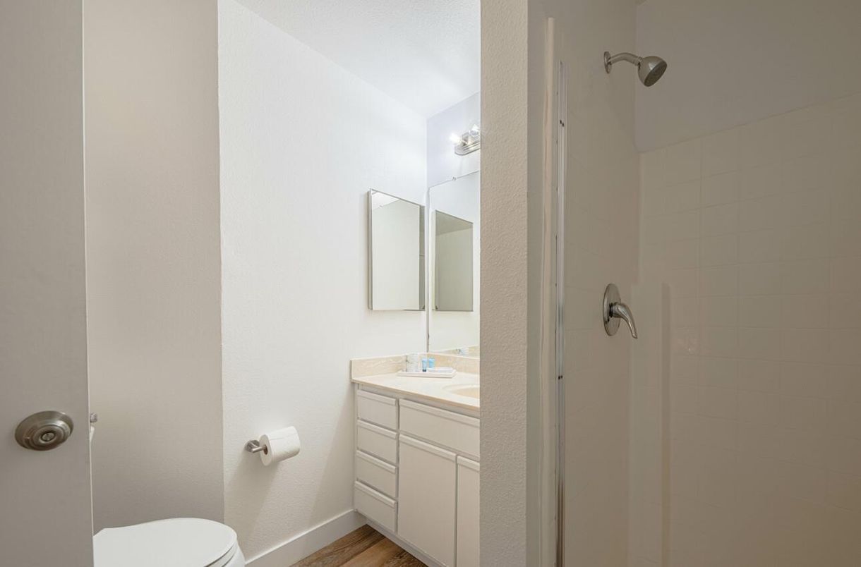 Bathroom, Interior, Wood Texture Flooring