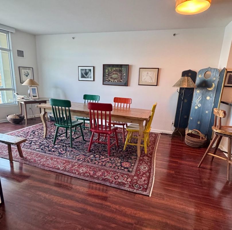 Dining room, Interior, Wood Texture Flooring