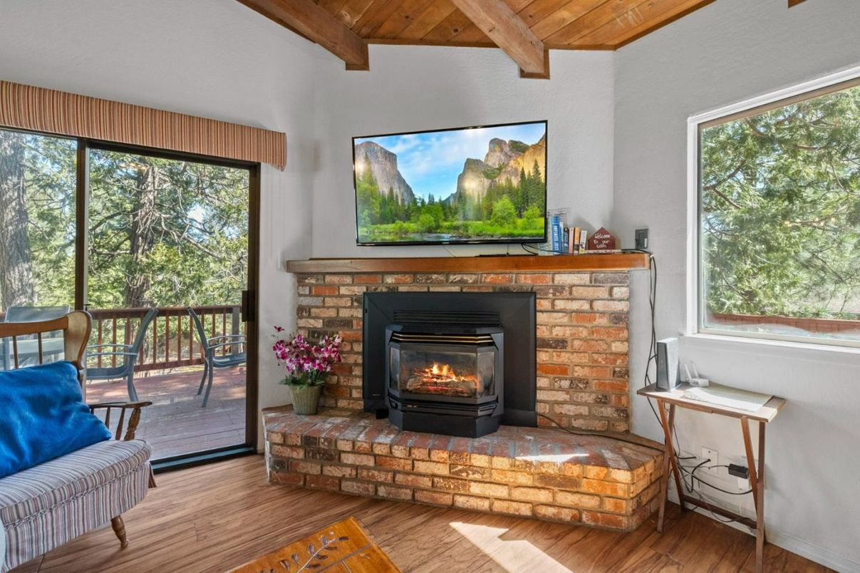 Fireplace, Interior, Wooden Beams, Wooden Ceilings, Wood Texture Flooring