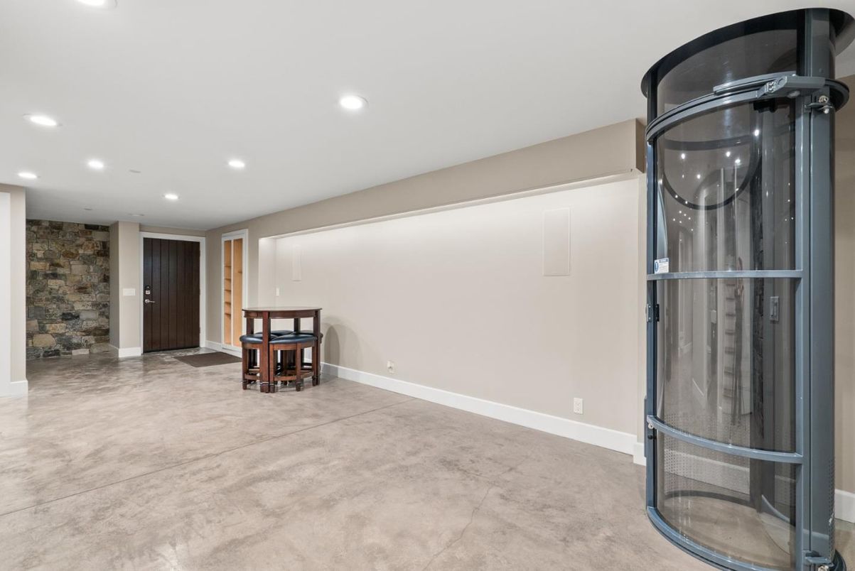 Interior, Recessed Lighting, Stone Walls