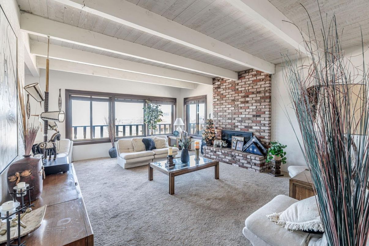 Fireplace, Interior, Living room, Stone Walls