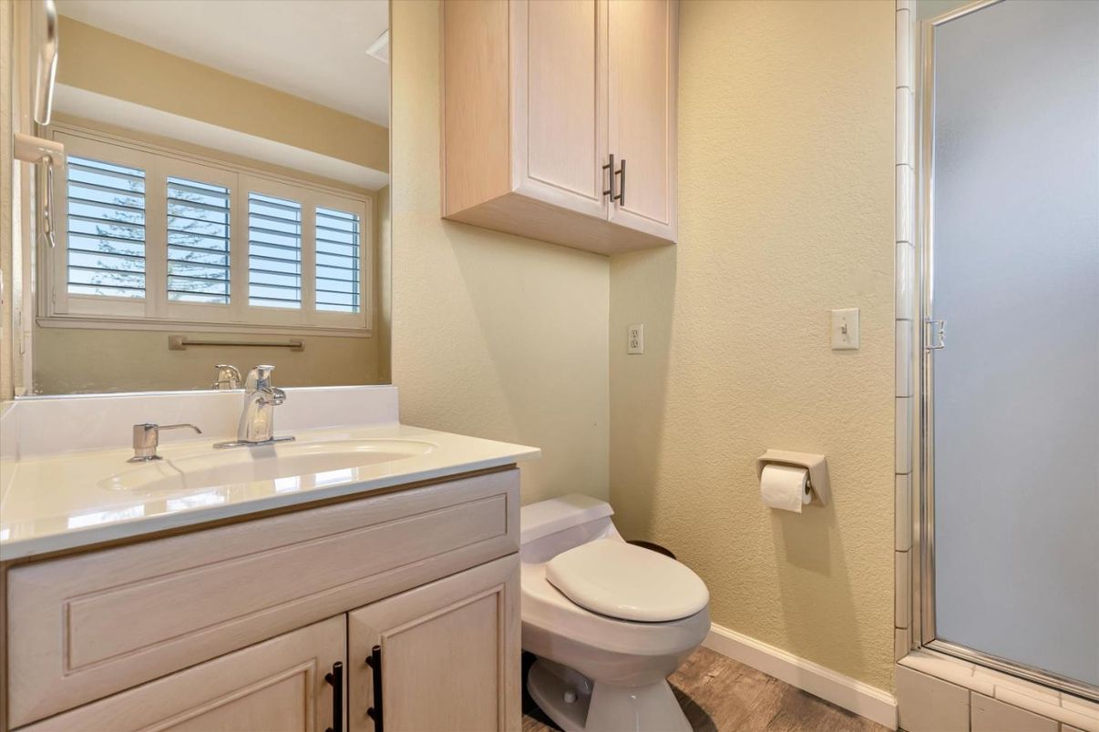 Bathroom, Interior, Wood Texture Flooring