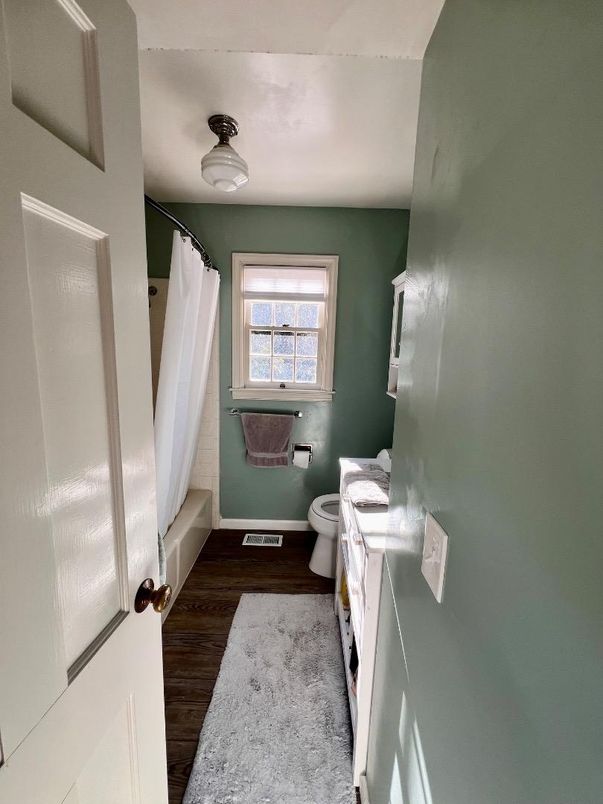 Bathroom, Interior, Wood Texture Flooring