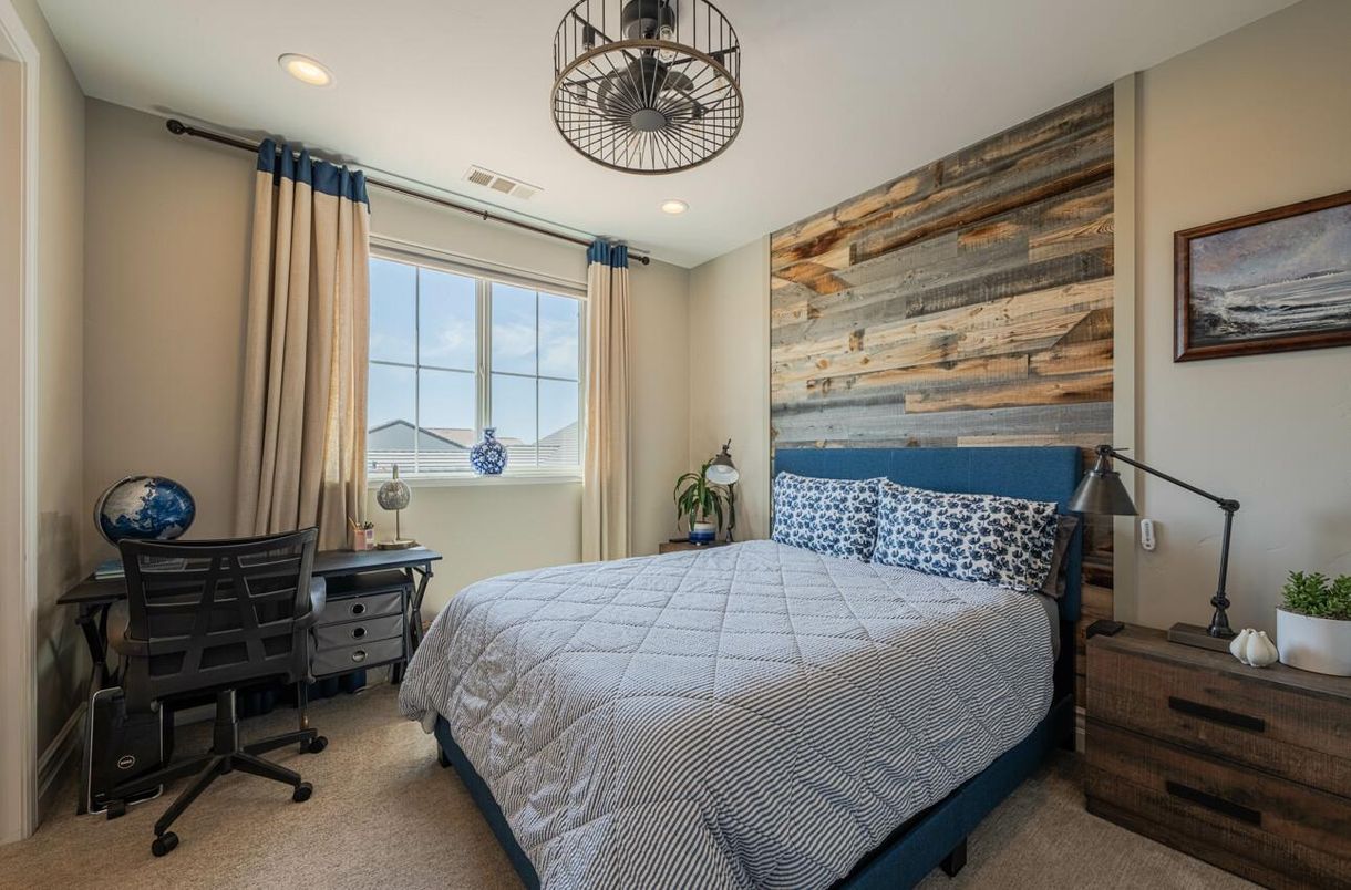 Bedroom, Home Office, Interior, Recessed Lighting
