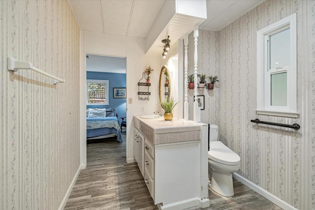 Bathroom, Bedroom, Interior, Wood Texture Flooring