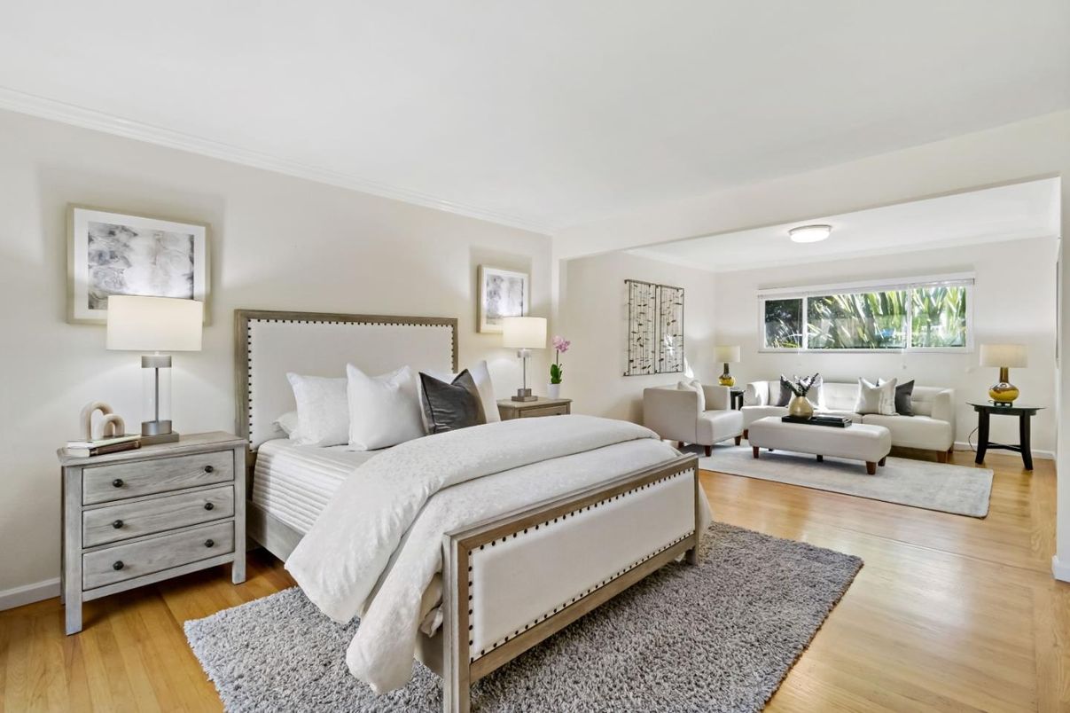 Bedroom, Interior, Wood Texture Flooring