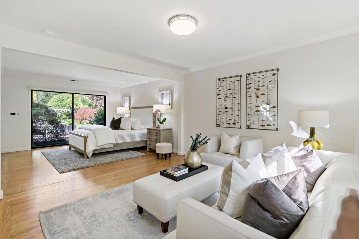 Bedroom, Interior, Living room, Wood Texture Flooring