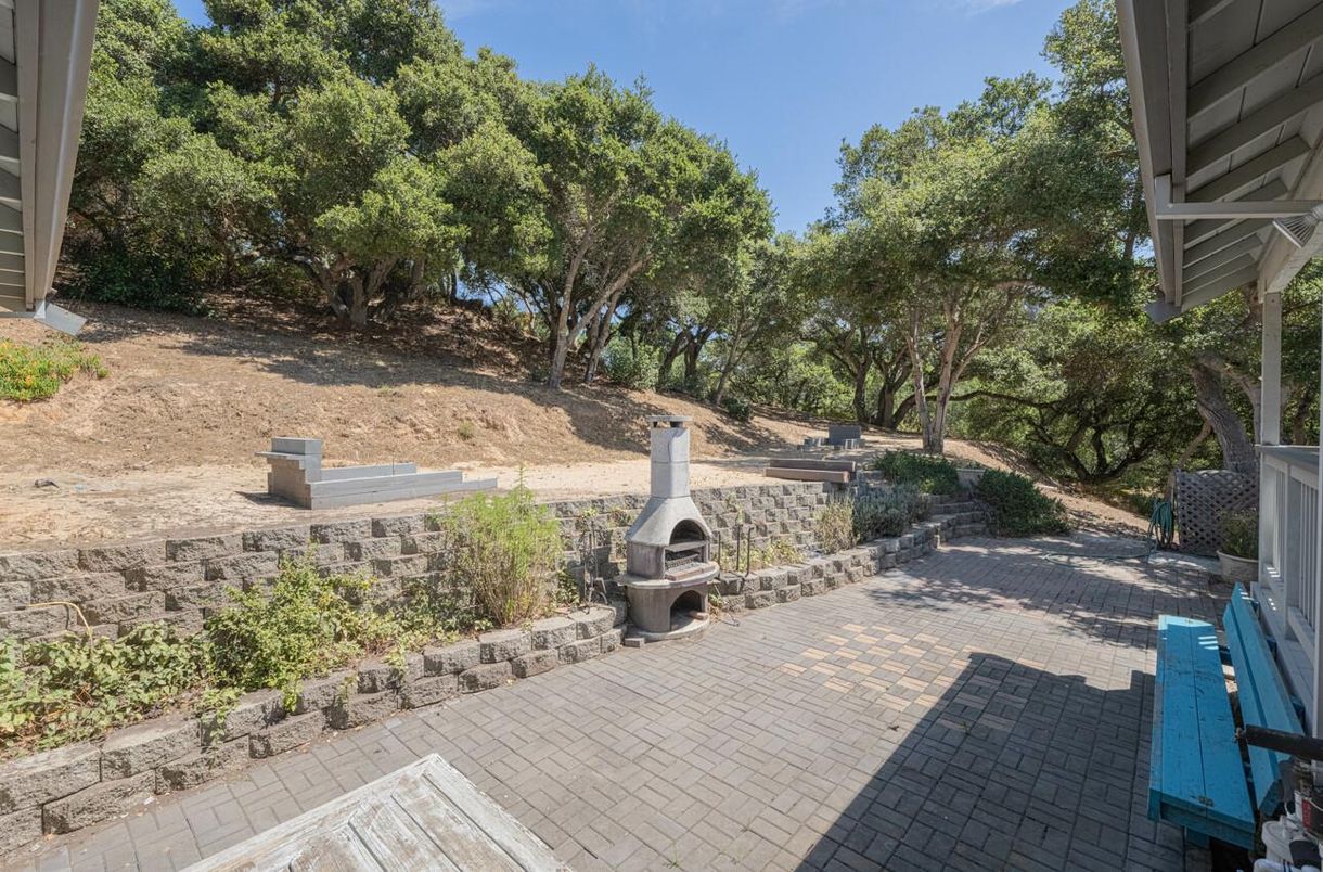 Backyard, Exterior, Fireplace