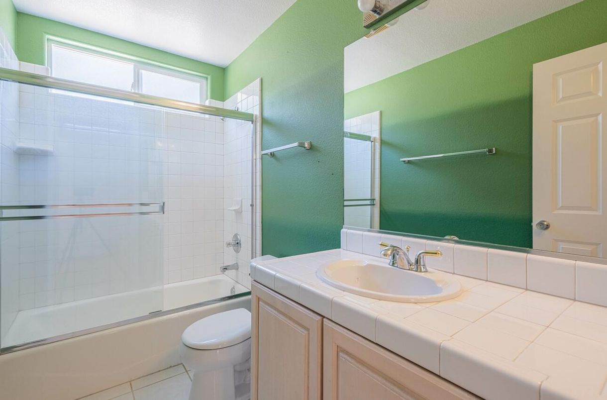 Bathroom, Glass Shower, Interior, Tile Countertops