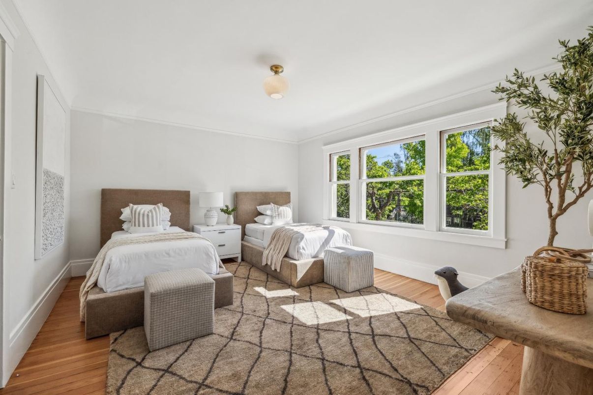 Bedroom, Interior, Wood Texture Flooring