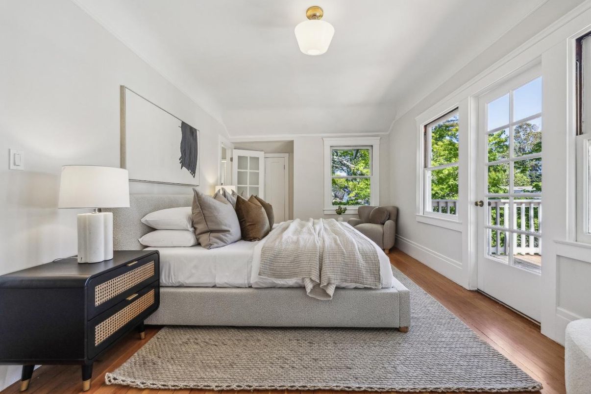 Bedroom, Interior, Wood Texture Flooring