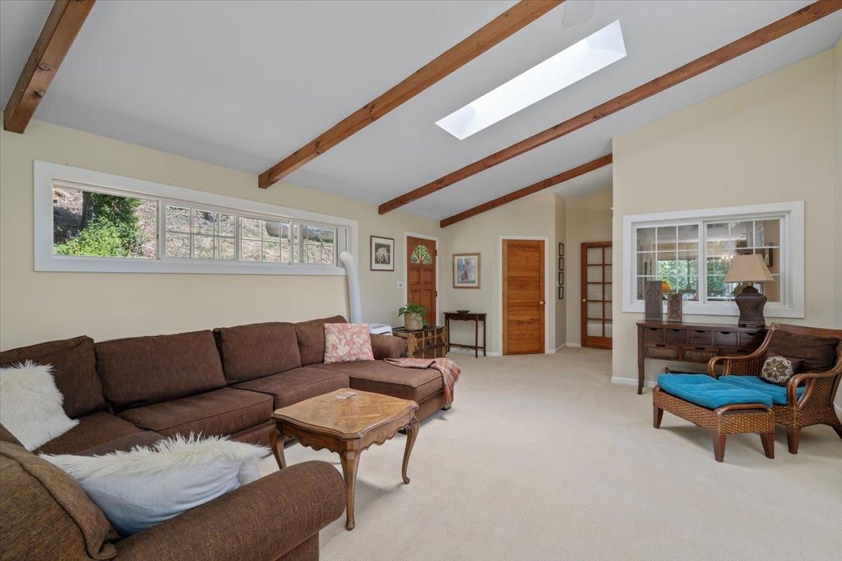 Interior, Living room, Wooden Beams