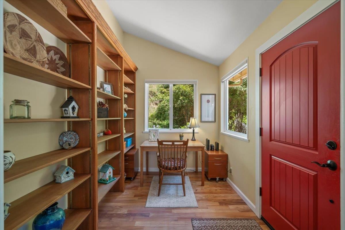 Home Office, Interior, Wood Texture Flooring