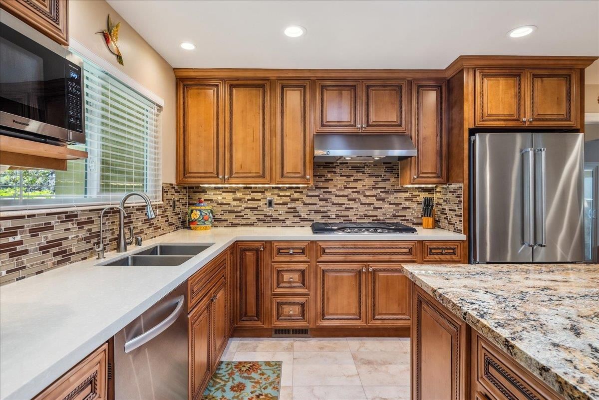 Interior, Kitchen, Recessed Lighting, Stainless Steel Appliances