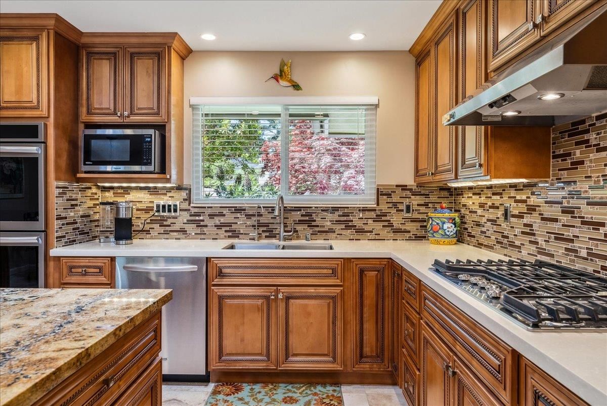 Interior, Kitchen, Recessed Lighting, Stainless Steel Appliances