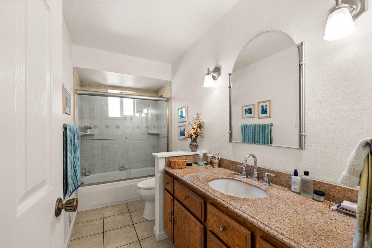 Bathroom, Dual Sink Vanities, Glass Shower, Interior