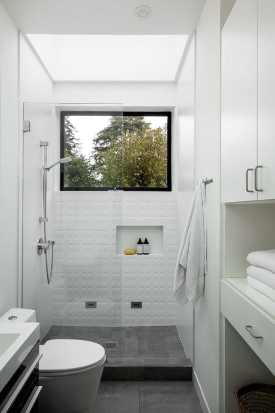 Bathroom, Interior, Recessed Lighting
