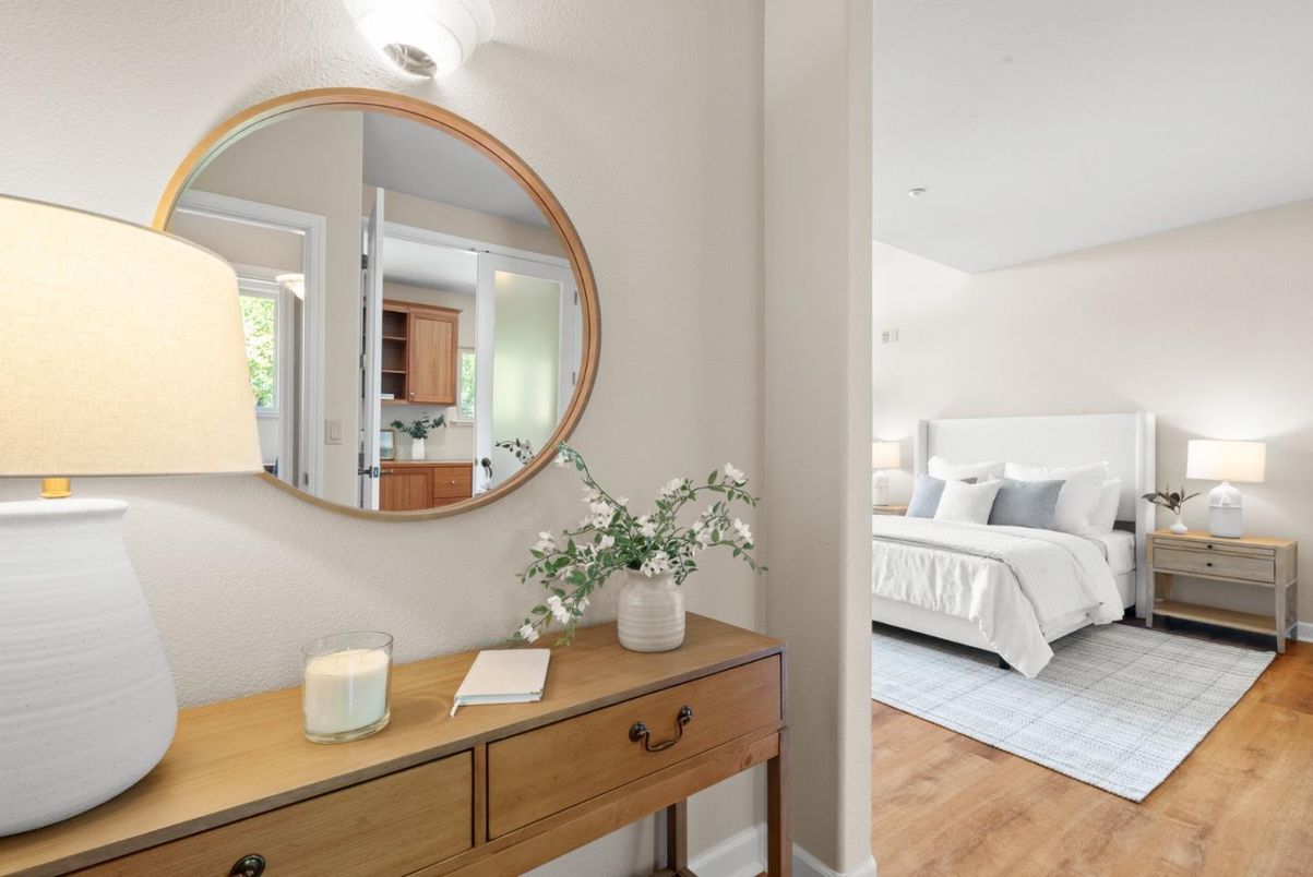 Bedroom, Interior, Wood Texture Flooring