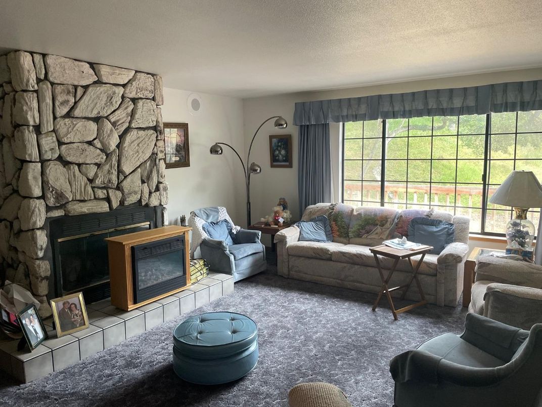 Fireplace, Interior, Living room, Stone Walls
