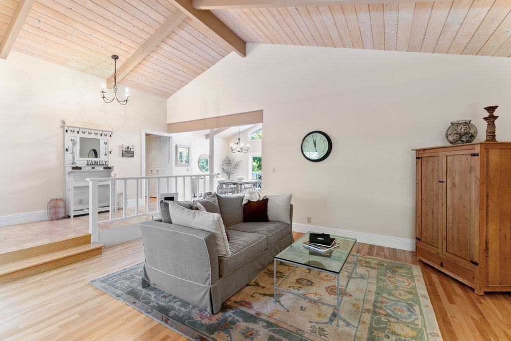 Chandelier, Dining room, Interior, Living room, Pendant Lights, Wooden Ceilings, Wood Texture Flooring