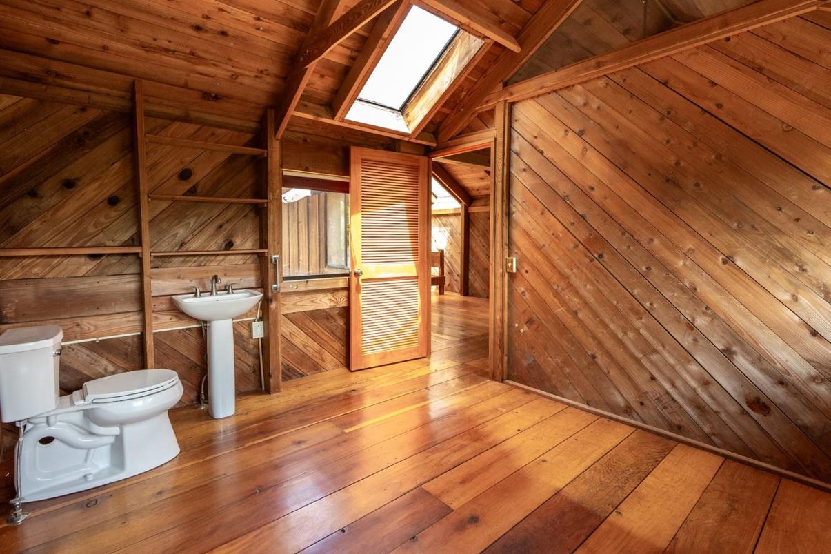 Bathroom, Interior, Wooden Beams, Wooden Ceilings, Wood Texture Flooring, Wooden Walls