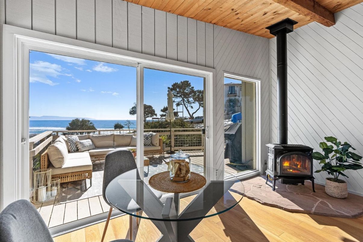 Fireplace, Interior, Water, Wooden Ceilings, Wood Texture Flooring