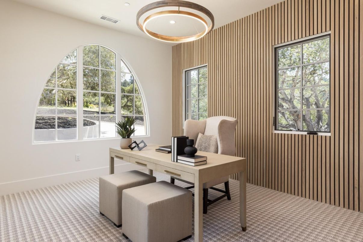 Home Office, Interior, Pendant Lights, Recessed Lighting