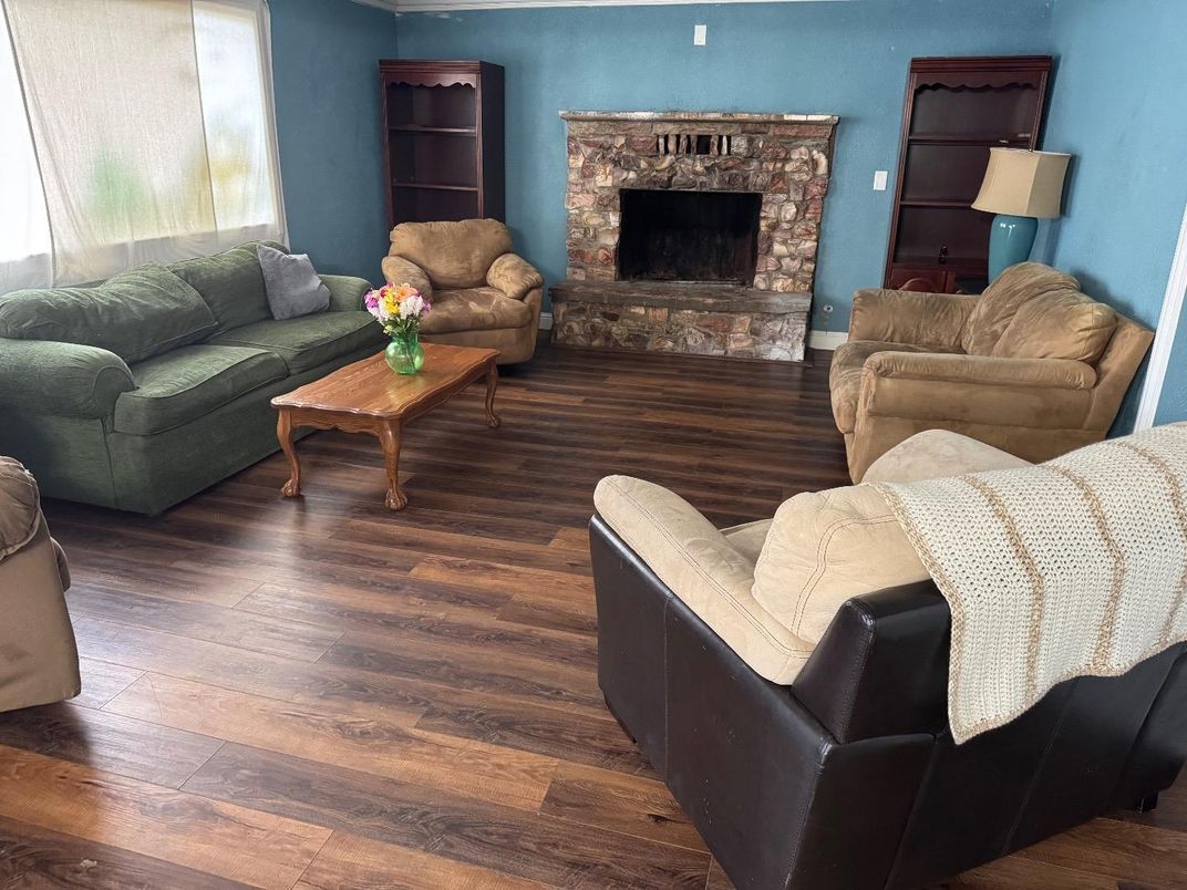 Fireplace, Interior, Living room, Wood Texture Flooring