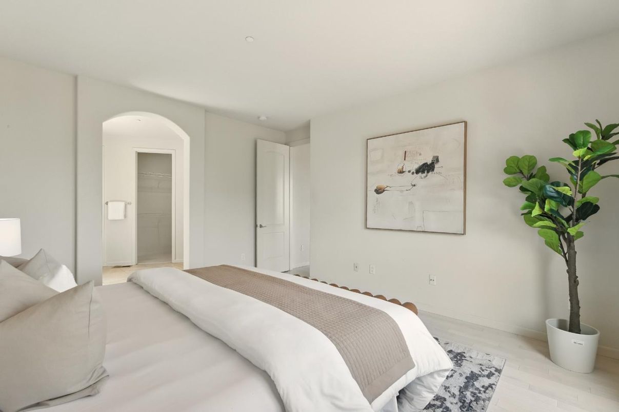 Bedroom, Interior, Wood Texture Flooring