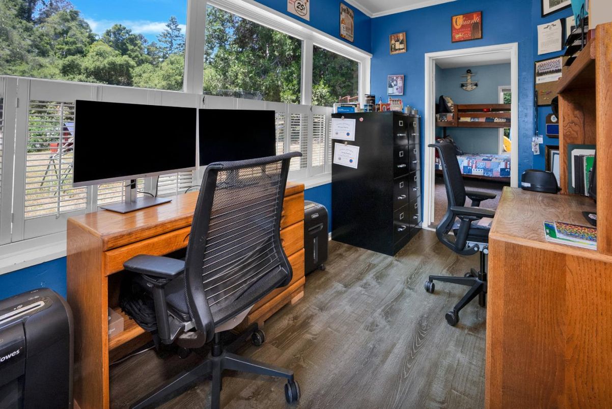 Home Office, Interior, Wood Texture Flooring