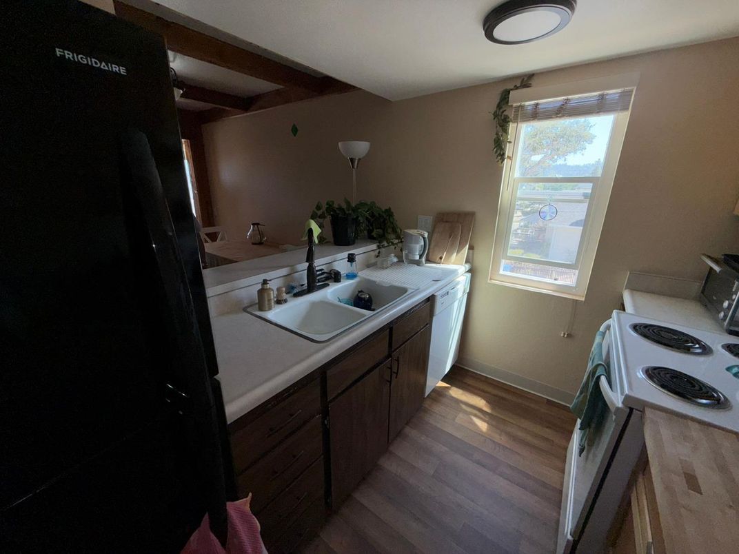 Interior, Kitchen, Wooden Beams, Wood Texture Flooring