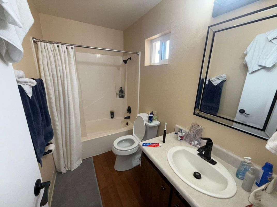 Bathroom, Interior, Wood Texture Flooring